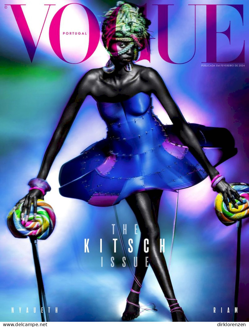 Vogue Magazine Portugal 2024-01+02 Nyaueth Riam - Non Classés