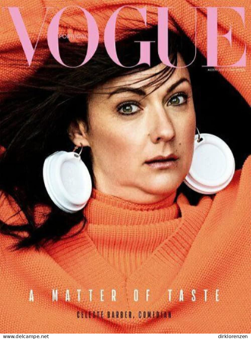 Vogue Magazine Portugal 2019-08 Celeste Barber Cover 2 - Non Classés