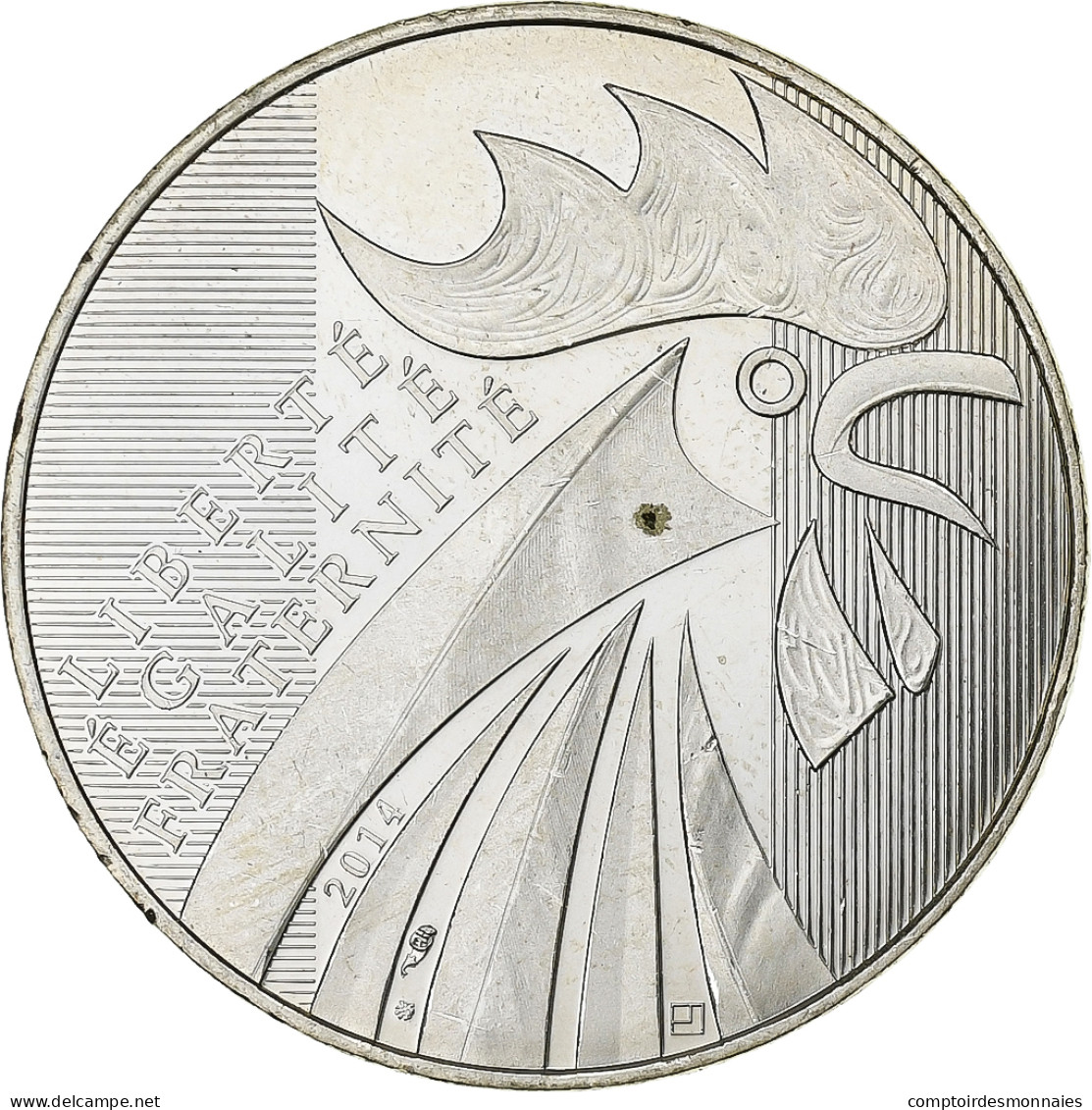 France, 10 Euro, 2014, Argent, SPL - Frankreich