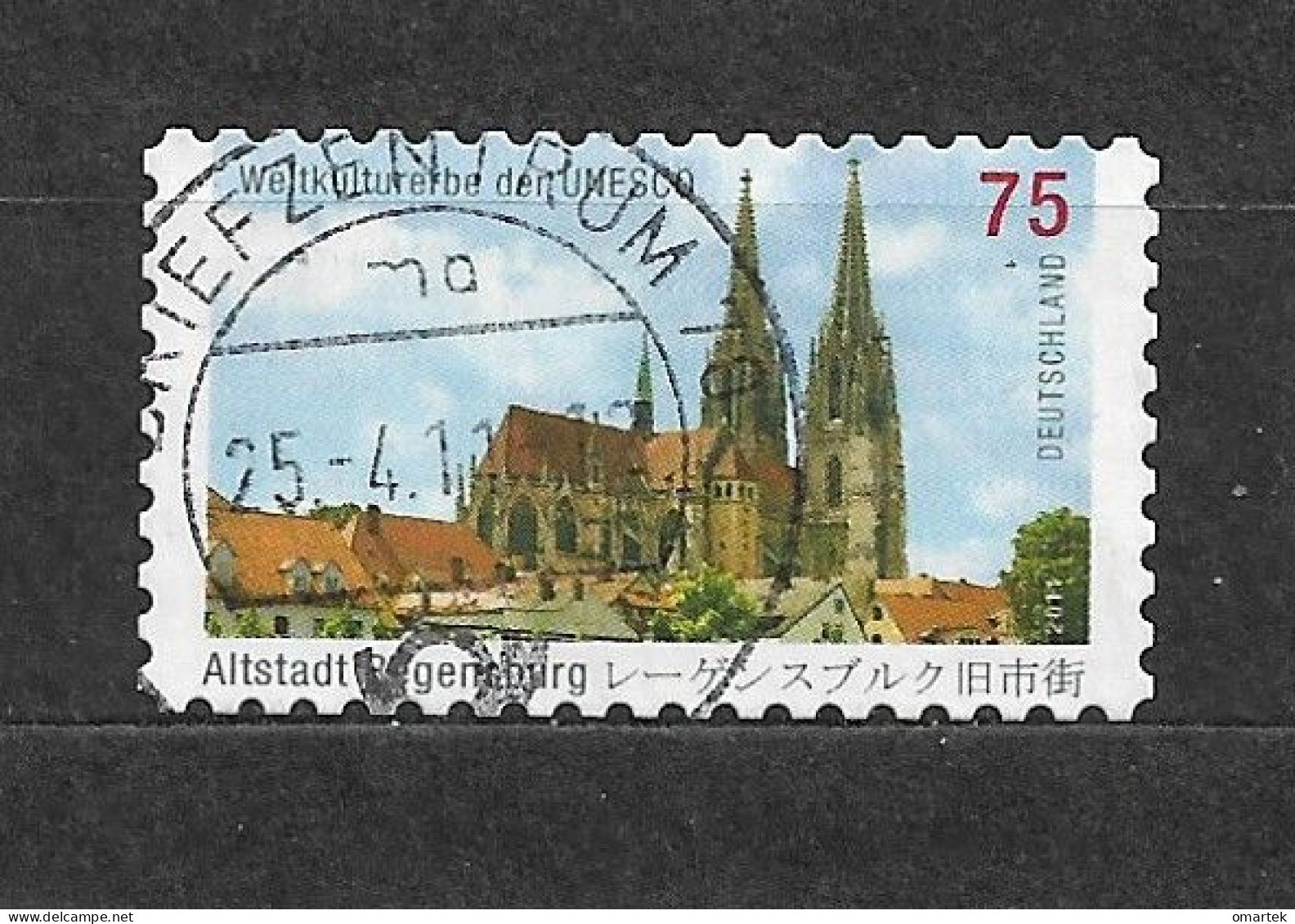 Deutschland Germany BRD 2011 ⊙ Mi 2850 Regensburg, C2 - Usati