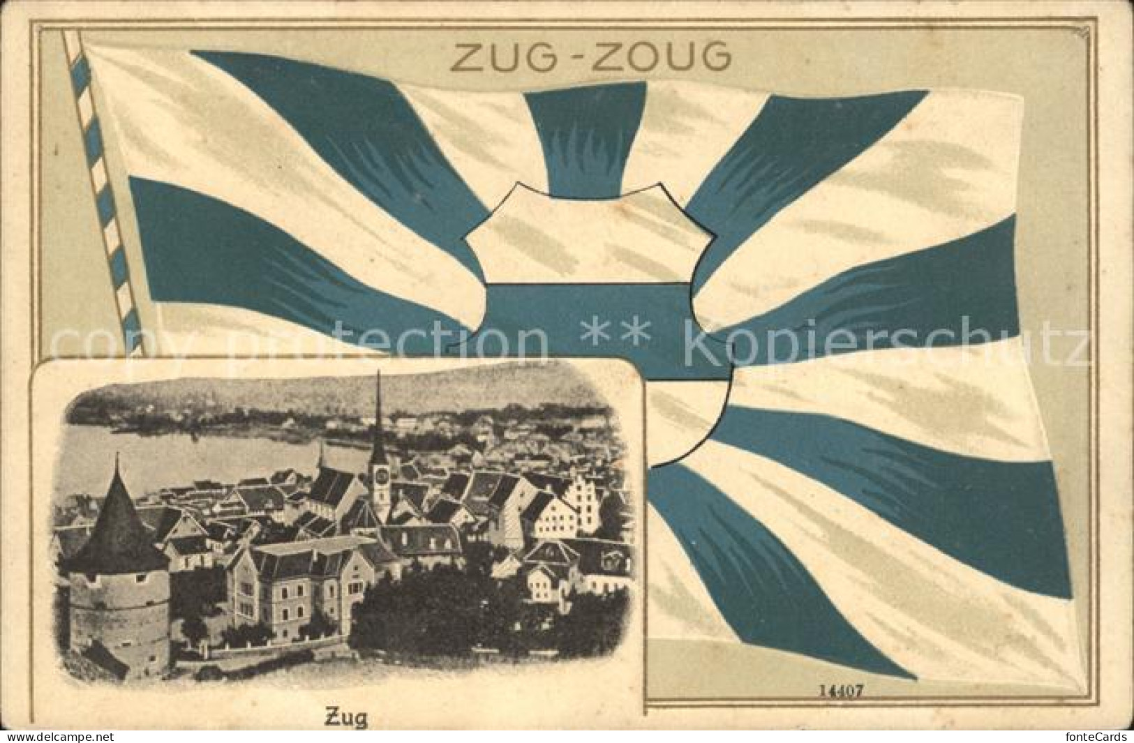 12009982 Zug ZG Kirche Und Burg  Zug ZG - Other & Unclassified