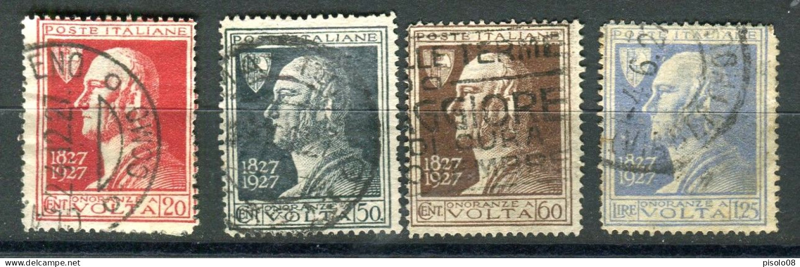 REGNO 1927 VOLTA SERIE CPL. USATA - Gebraucht