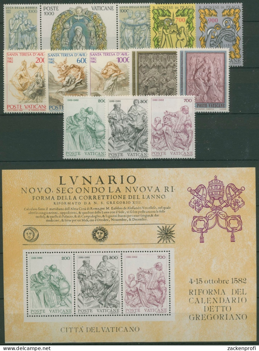 Vatikan 1982 Jahrgang Postfrisch Komplett (SG18449) - Années Complètes