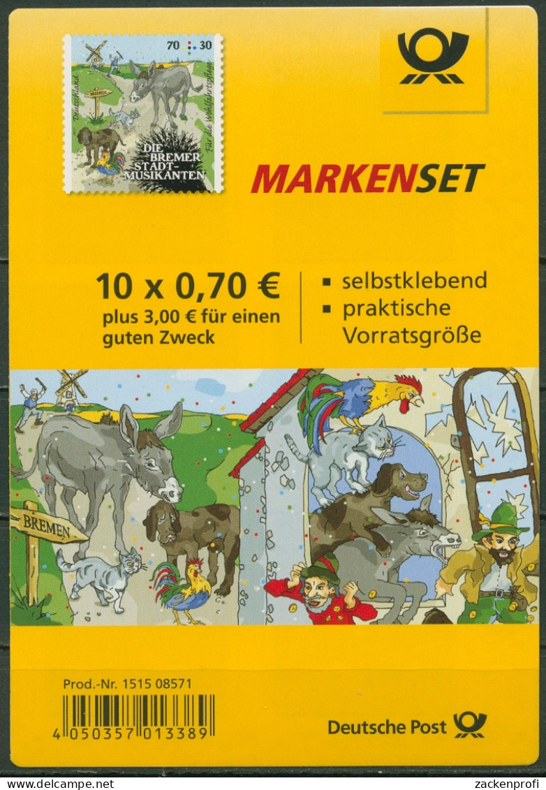 Bund Markenheftchen 2017 Grimms Märchen MH 105 (3215) Postfrisch (C17343) - Altri & Non Classificati