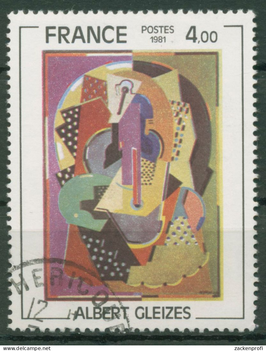 Frankreich 1981 Zeitgenössische Kunst Gemälde Albert Gleizes 2248 Gestempelt - Gebraucht