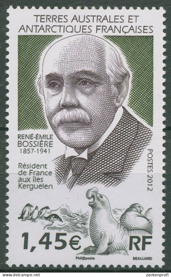 Franz. Antarktis 2012 René-Émile Boissière Robben 778 Postfrisch - Unused Stamps