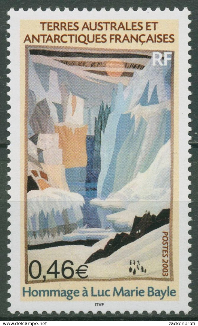 Franz. Antarktis 2003 Gletscherbruch Gemälde Von Bayle 503 Postfrisch - Unused Stamps