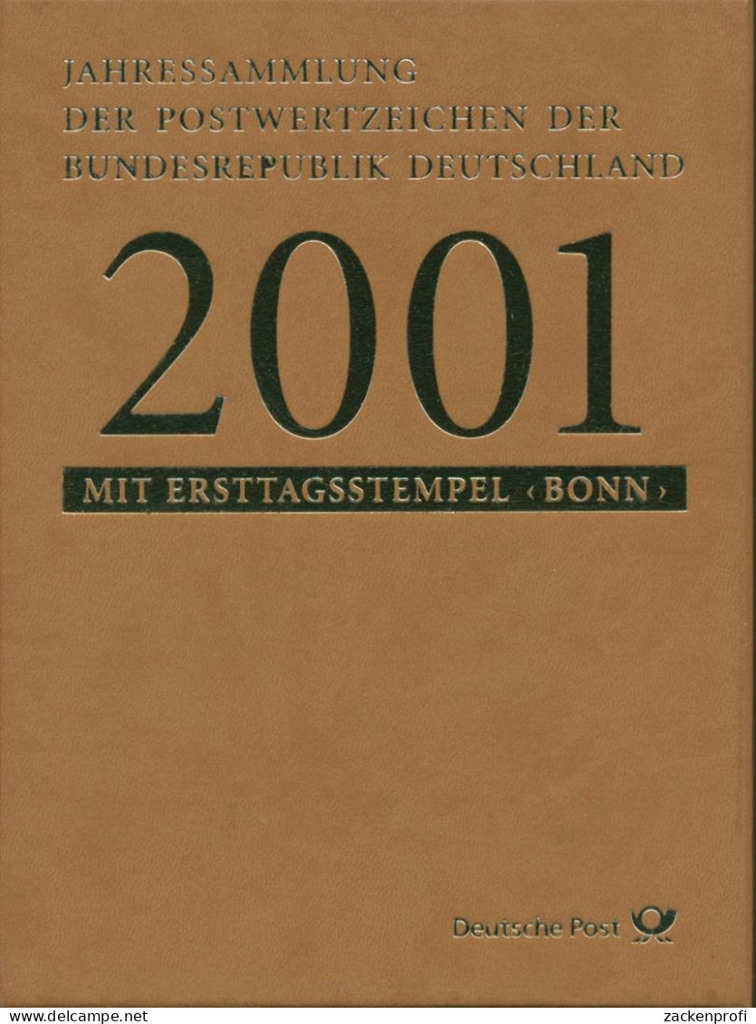 Bund Jahressammlung 2001 Mit Allen Marken Gestempelt Wie Verausgabt (XL6250) - Neufs