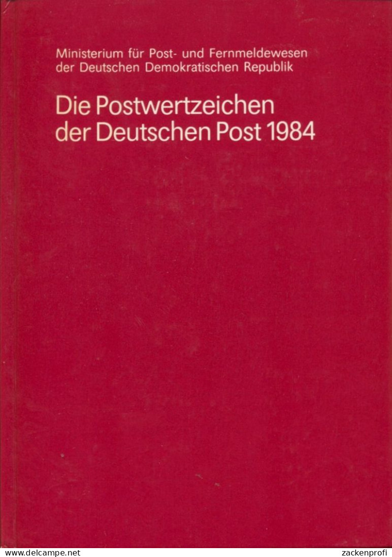 DDR Jahrbuch 1984 Mit Allen Marken, GA Postfrisch Und Schwarzdruck (XL9590) - Ungebraucht