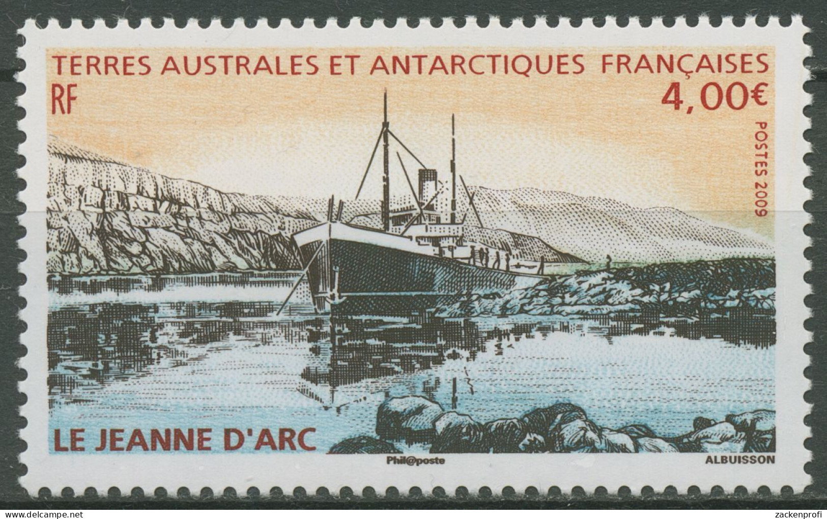 Franz. Antarktis 2009 Frachtschiff Jeanne D'Arc 675 Postfrisch - Unused Stamps