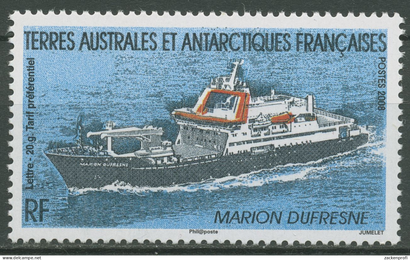 Franz. Antarktis 2008 Forschungsschiff Marion Dufresne 672 Postfrisch - Nuovi