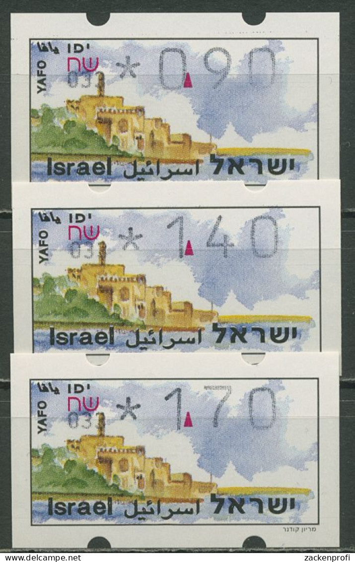 Israel ATM 1994 Jaffa Automat 033, Satz 3 Werte, ATM 16.2 X S2 Postfrisch - Viñetas De Franqueo (Frama)