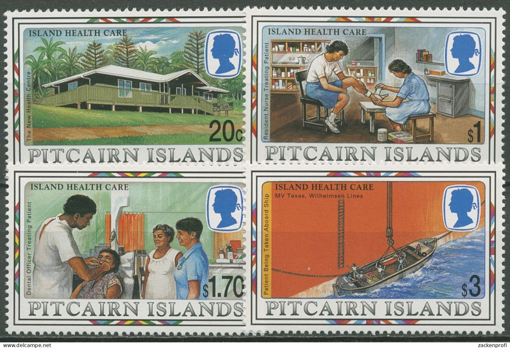 Pitcairn 1997 Gesundheitsfürsorge Krankenschwester 496/99 Postfrisch - Pitcairn Islands