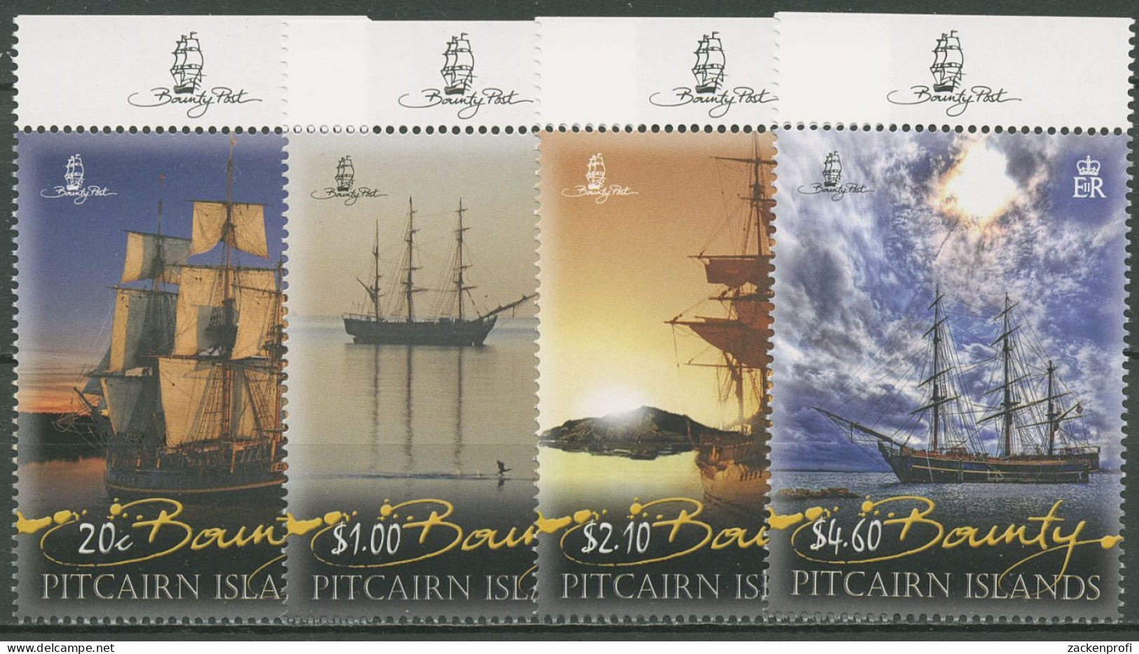 Pitcairn 2012 Bilder Der Bounty Segelschiff 857/60 Postfrisch - Pitcairninsel
