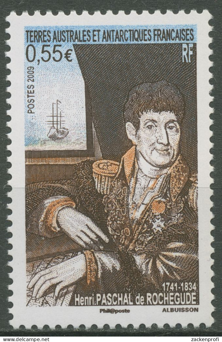 Franz. Antarktis 2009 Henri Paschal De Rochegude Kapitän 674 Postfrisch - Unused Stamps