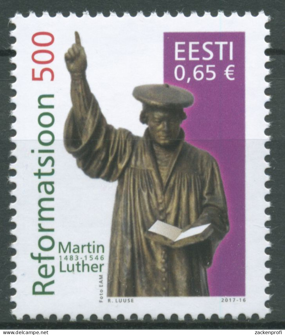 Estland 2017 Reformation Martin Luther 893 Postfrisch - Estland