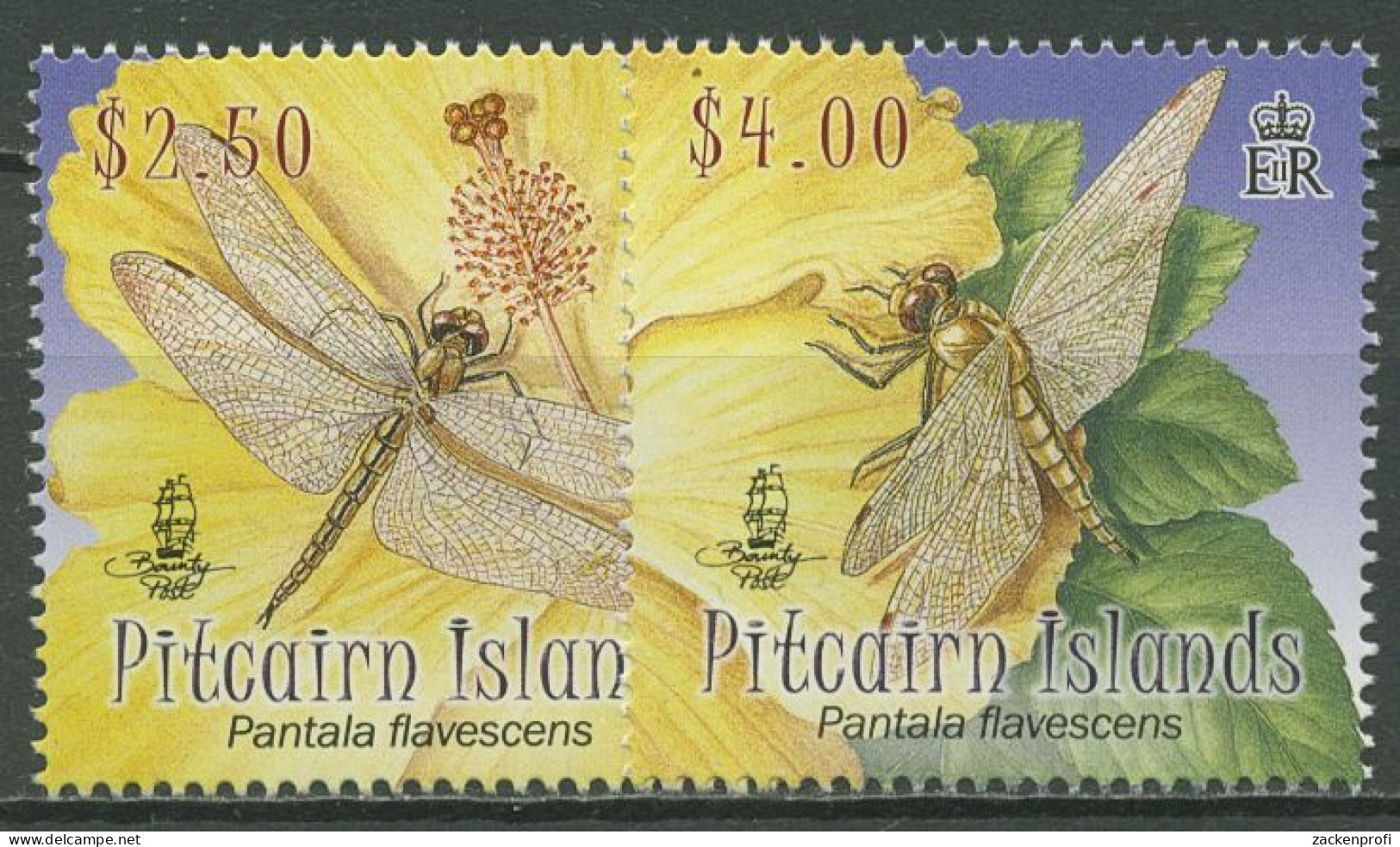 Pitcairn 2009 Insekten Libellen 783/84 Postfrisch - Pitcairninsel