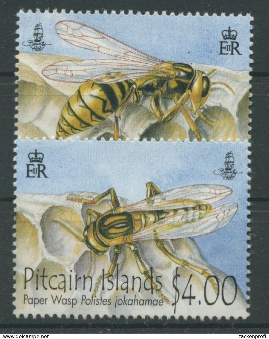 Pitcairn 2011 Insekten Pitcairn - Feldwespe 827/28 Postfrisch - Pitcairn Islands