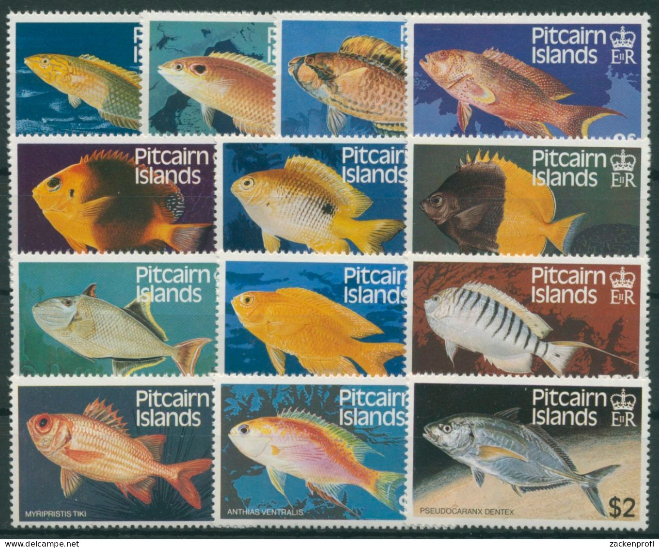 Pitcairn 1984 Fische Riffbarsch Soldatenfisch Brasse 238/50 Postfrisch - Pitcairninsel