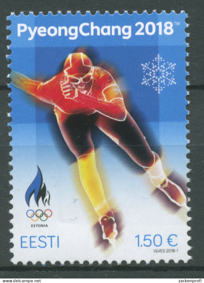 Estland 2018 Olympische Winterspiele Pyeonchang 911 Postfrisch - Estonia
