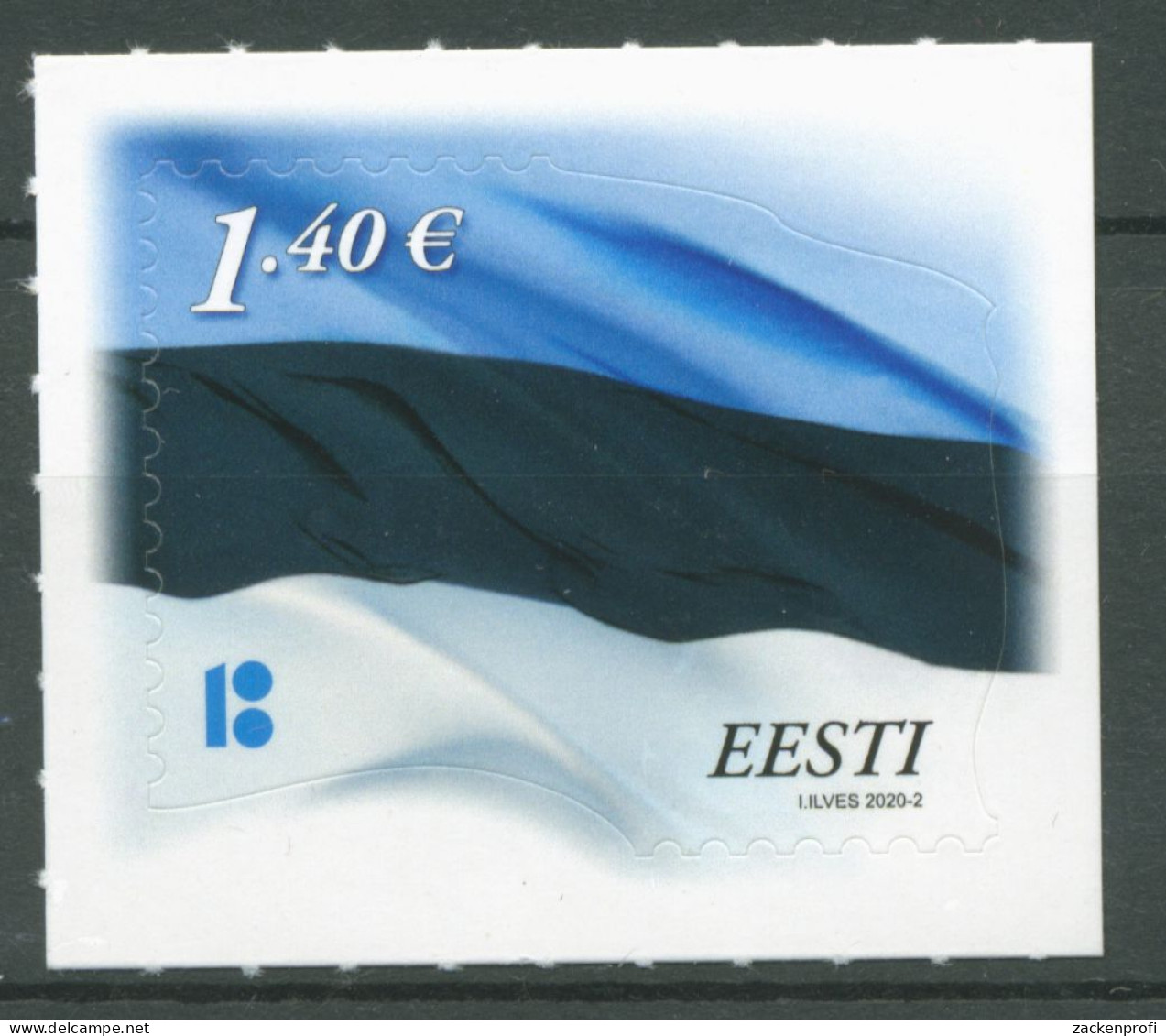 Estland 2018 Staatsflagge 915 II Postfrisch - Estonie