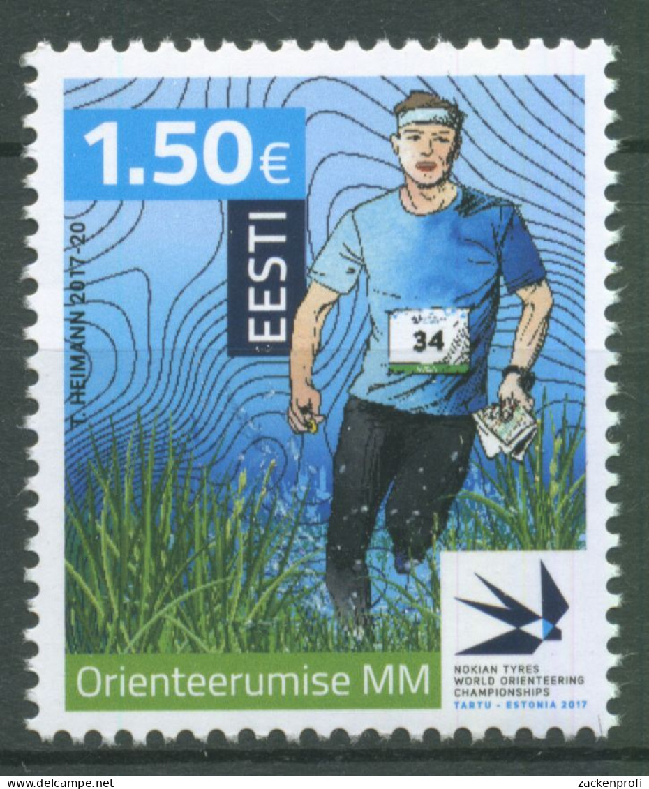 Estland 2017 Sport Orientierungslauf-WM 897 Postfrisch - Estonie