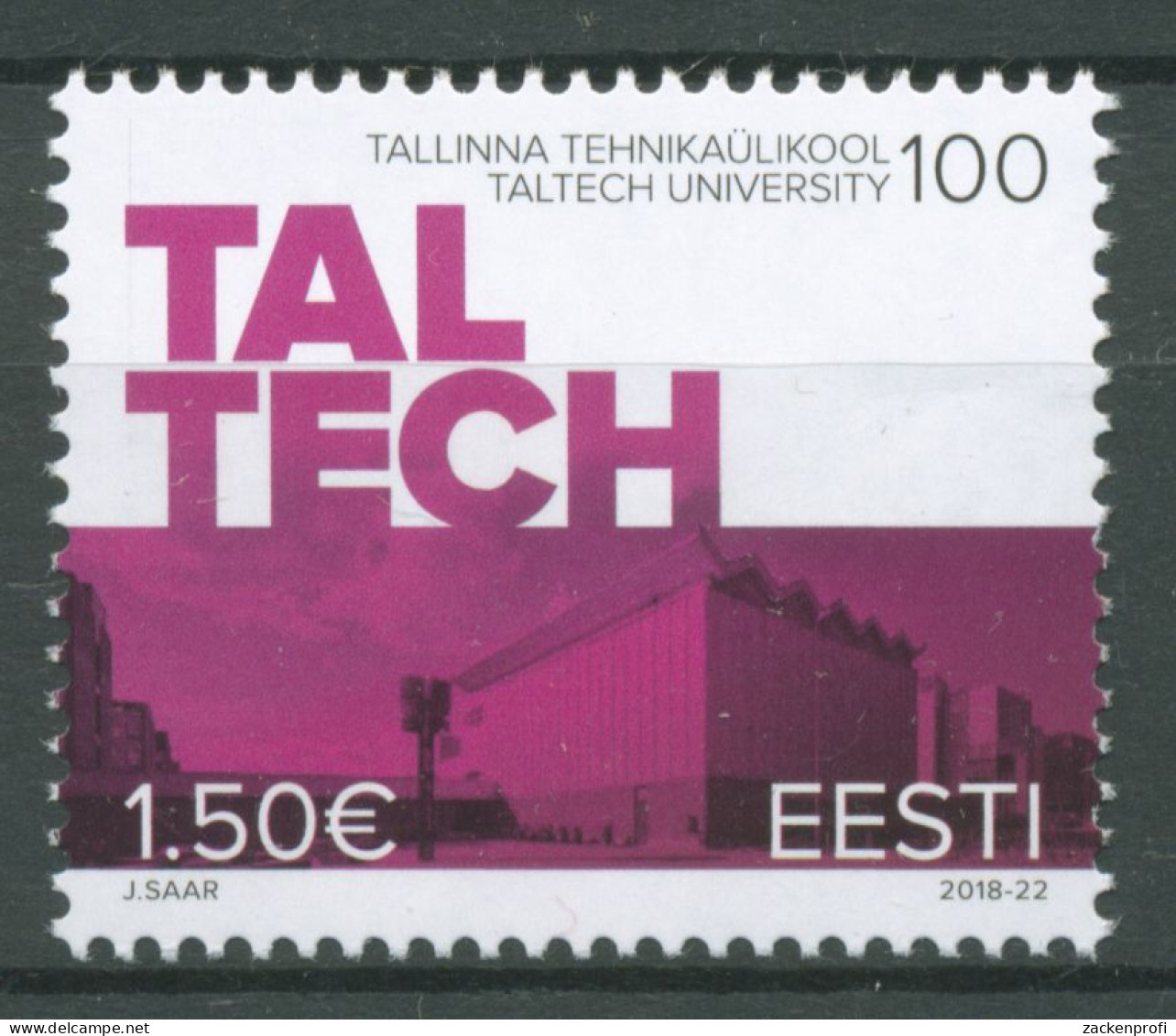 Estland 2018 Technische Universität Tallin 931 Postfrisch - Estland