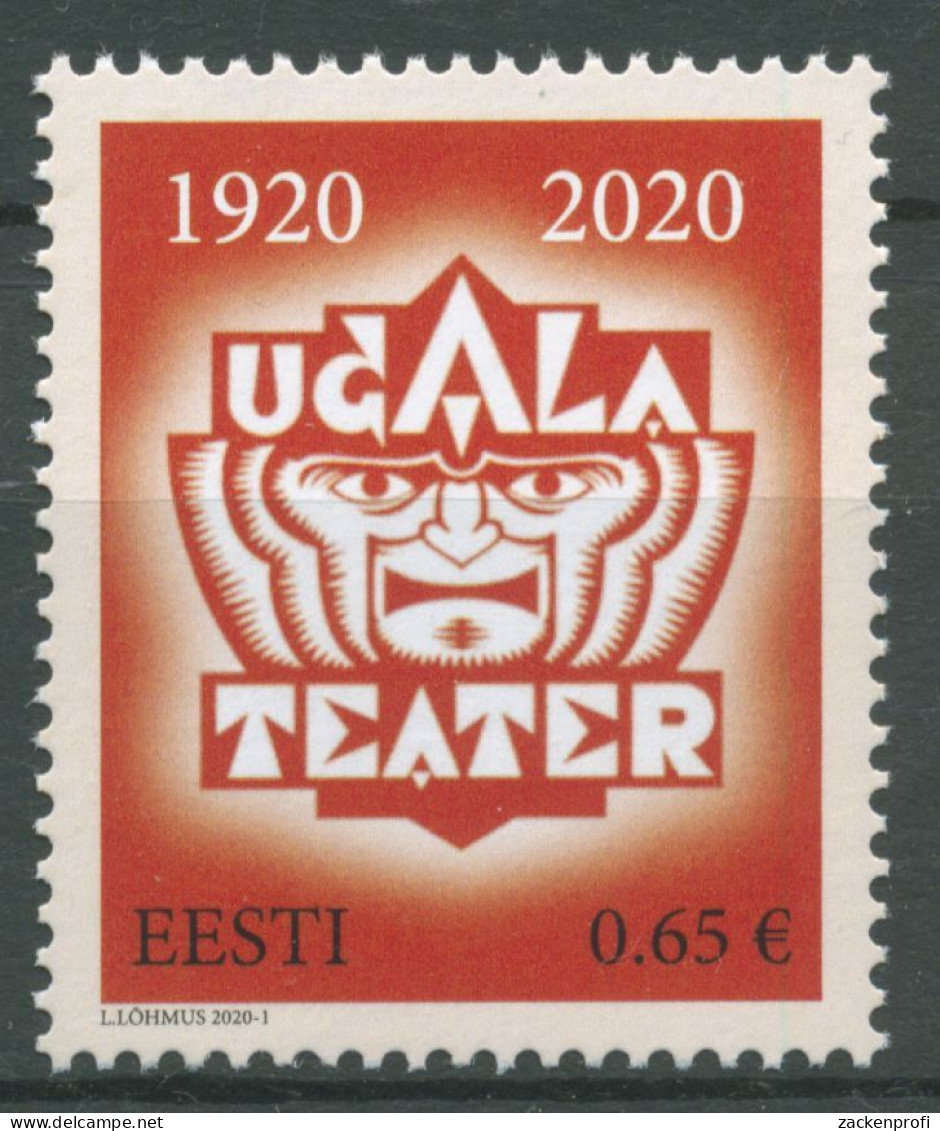 Estland 2020 Ugala-Theater Viljandi 972 Postfrisch - Estonie