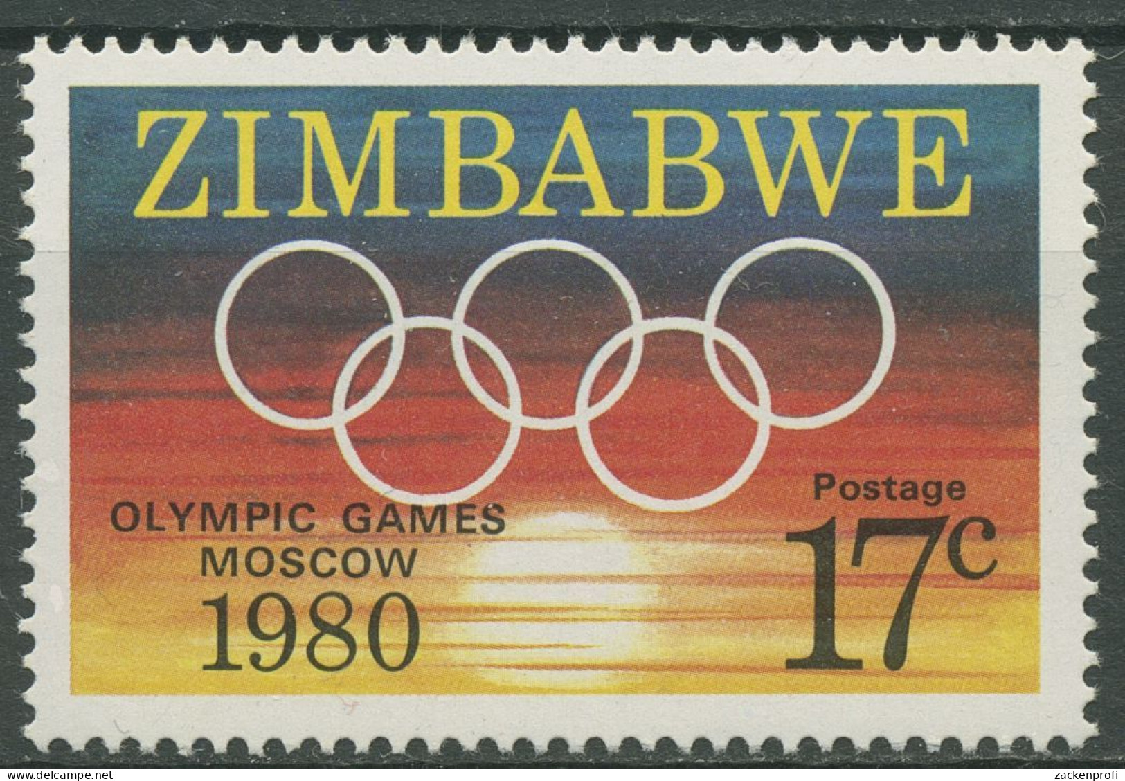 Simbabwe 1980 Olympische Sommerspiele In Moskau 246 Postfrisch - Zimbabwe (1980-...)