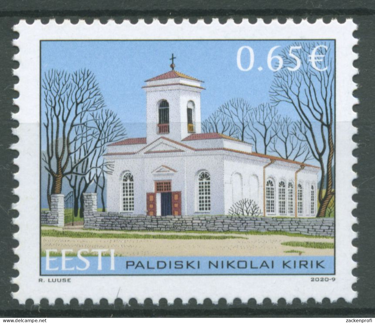 Estland 2020 Bauwerke Nikolaikirche Paldiski 979 Postfrisch - Estonia