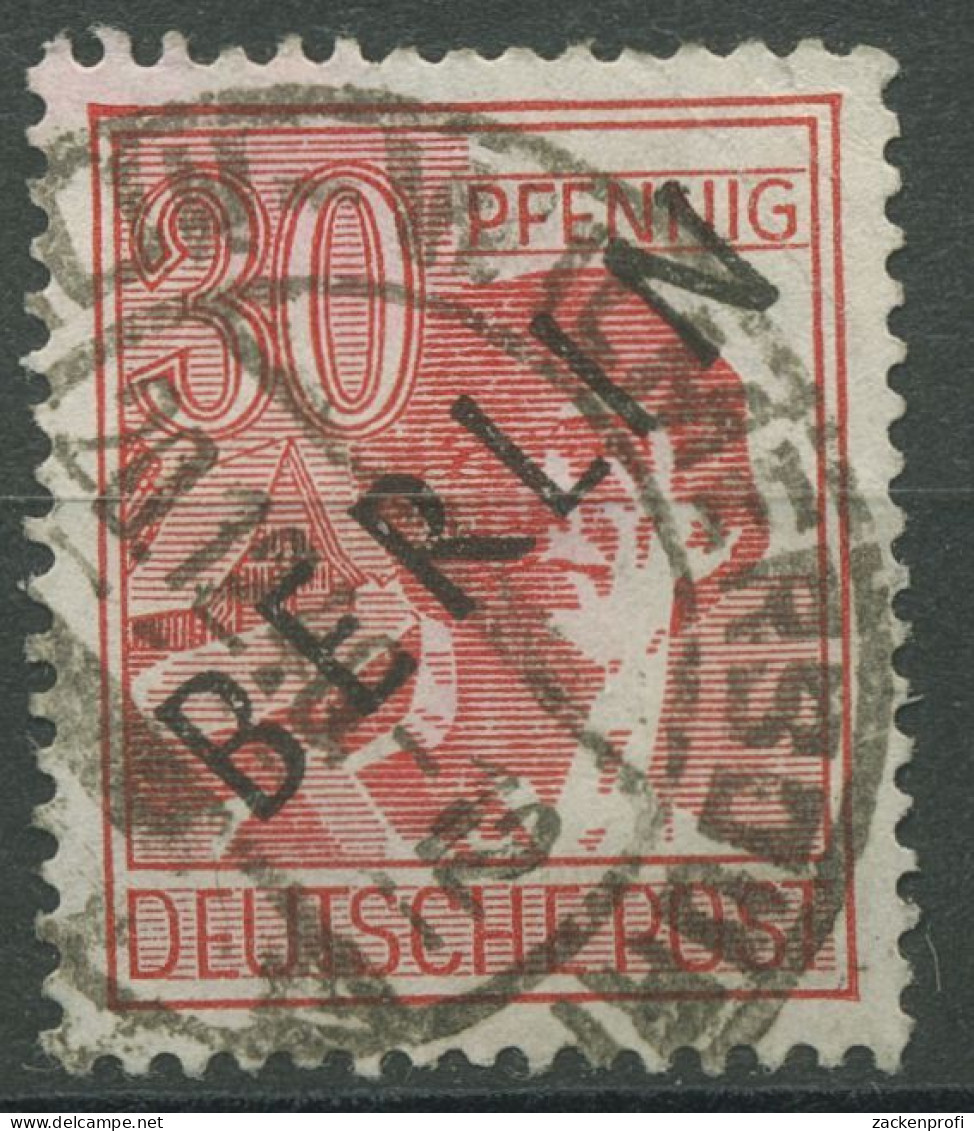 Berlin 1948 Schwarzaufdruck 11 Gestempelt, Kleiner Zahnfehler (R80830) - Used Stamps