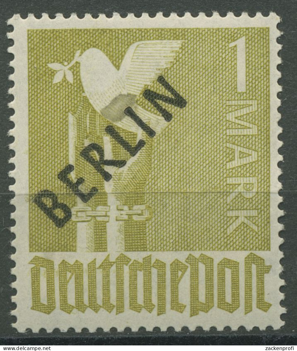 Berlin 1948 Schwarzaufdruck 17 Mit Falz Geprüft (R80844) - Unused Stamps