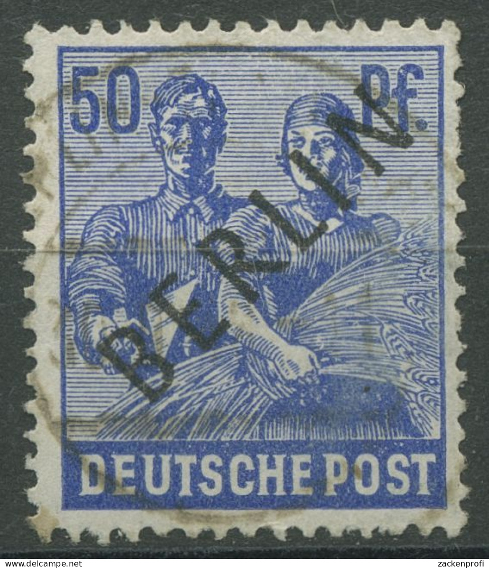 Berlin 1948 Schwarzaufdruck 13 Gestempelt, Kleiner Zahnfehler (R80834) - Usados