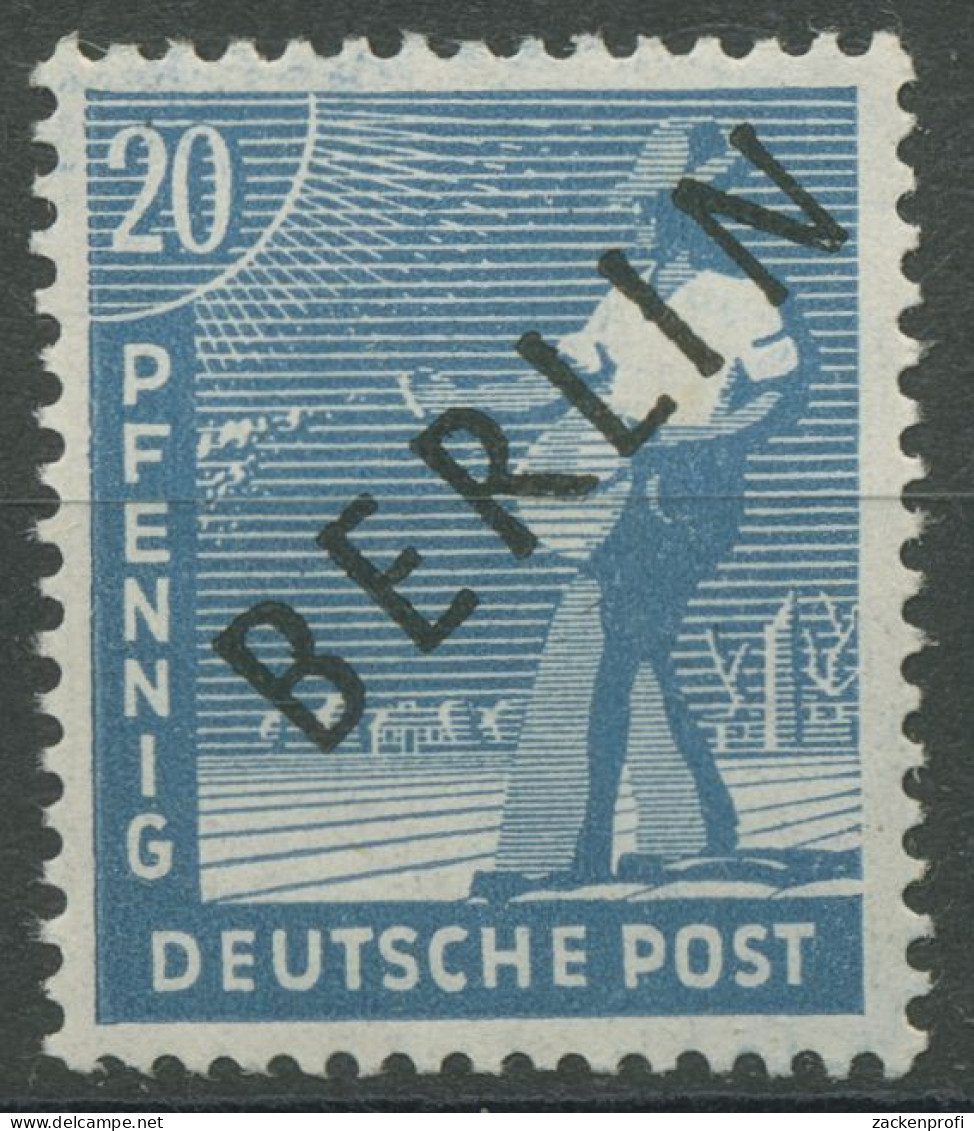 Berlin 1948 Schwarzaufdruck 8 Postfrisch Geprüft, Kl. Fleck Rückseitig (R80823) - Ungebraucht