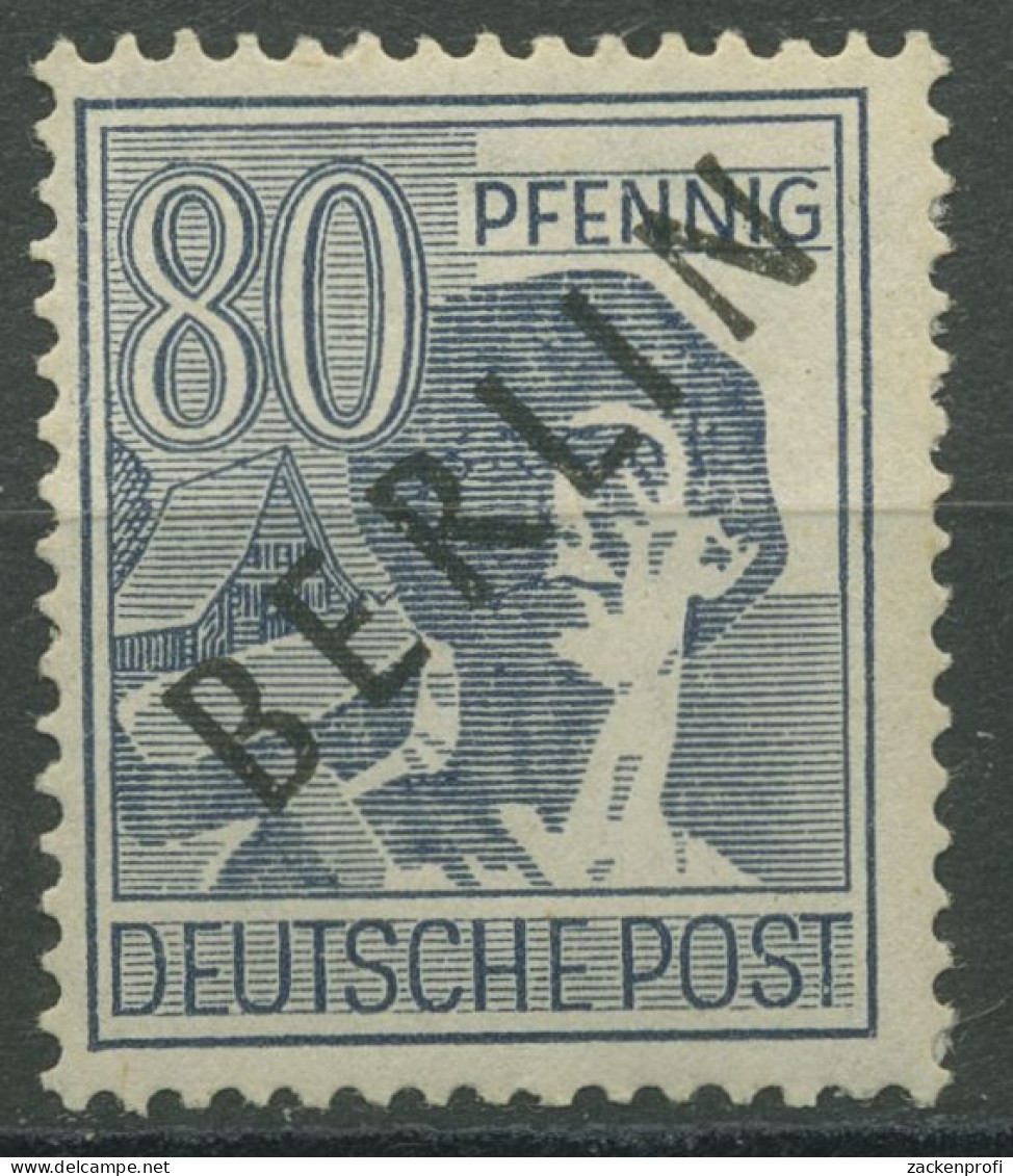 Berlin 1948 Schwarzaufdruck 15 Postfrisch, Kleiner Fehler (R80840) - Nuovi