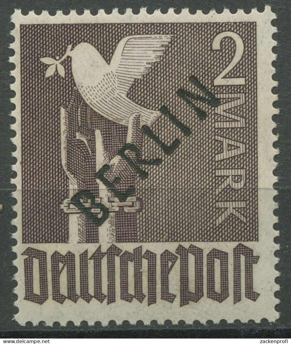 Berlin 1948 Schwarzaufdruck 18 Postfrisch, Kleiner Fleck (R80848) - Unused Stamps