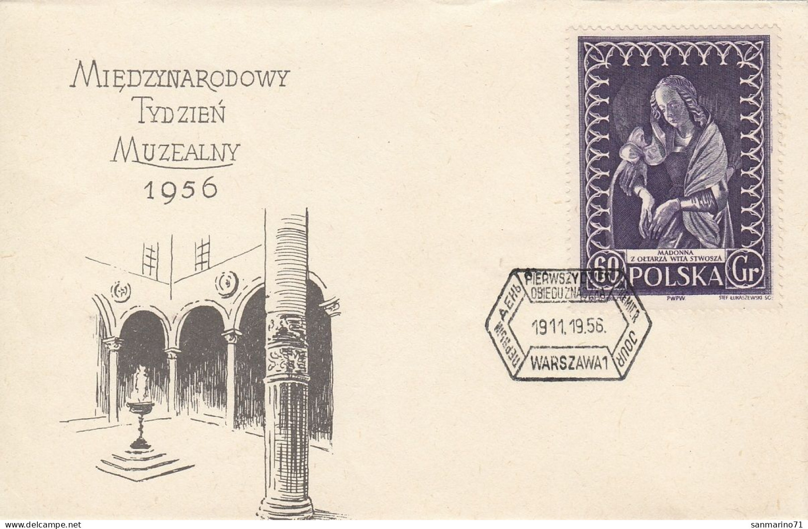 FDC POLAND 991 - Museums
