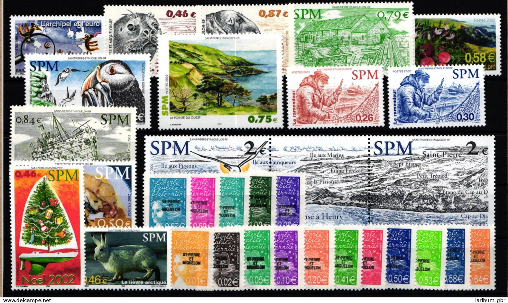 Saint-Pierre Und Miquelon Jahrgang 2002 Mit 844-874 Postfrisch #KV050 - Andere & Zonder Classificatie