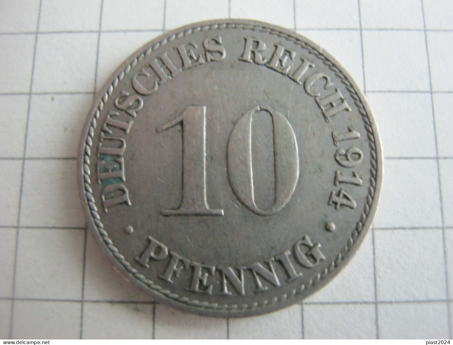 Germany 10 Pfennig 1914 A - 10 Pfennig