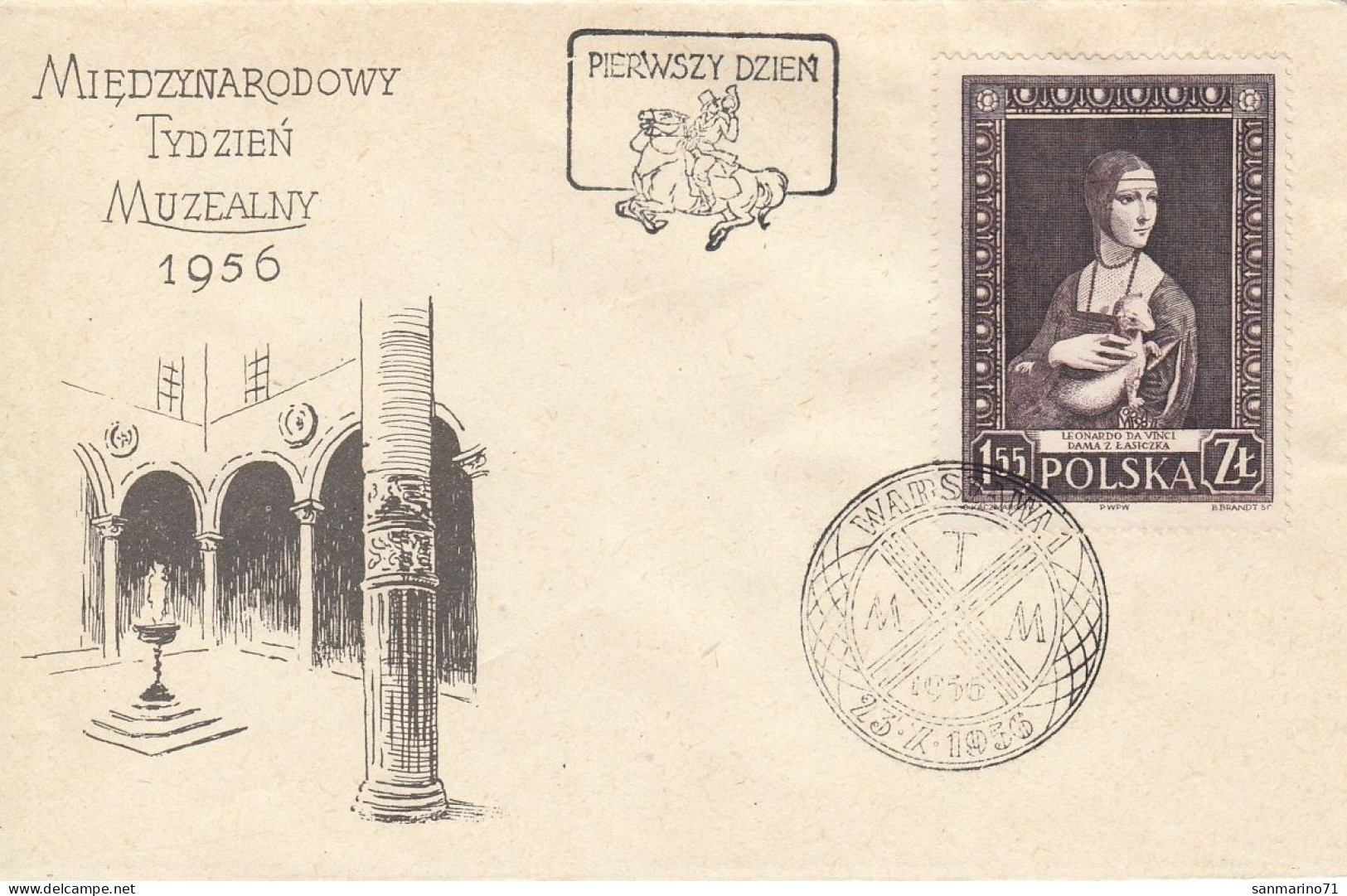 FDC POLAND 992 - Museums