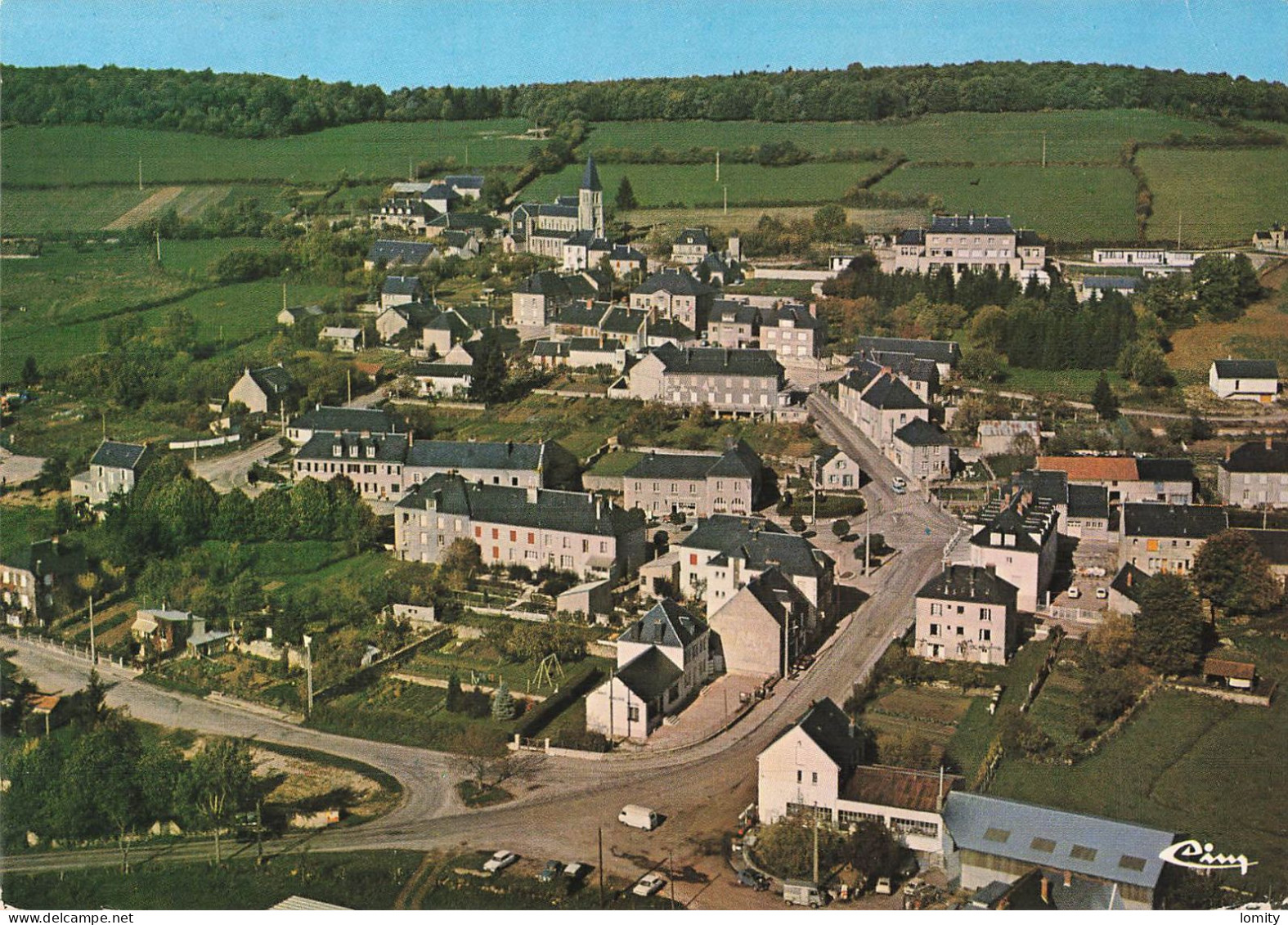 58 Montsauche Vue Générale Aérienne CPM - Montsauche Les Settons