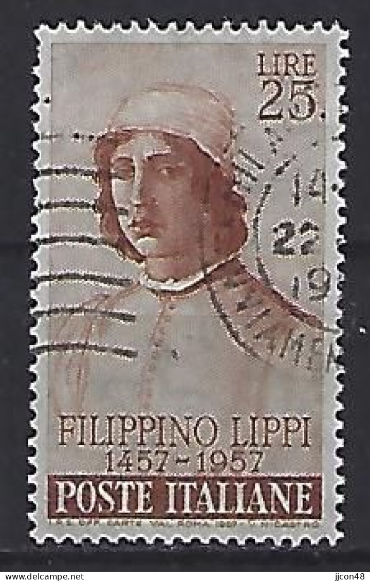 Italy 1957  Filippino Lippi (o) Mi.995 - 1946-60: Afgestempeld