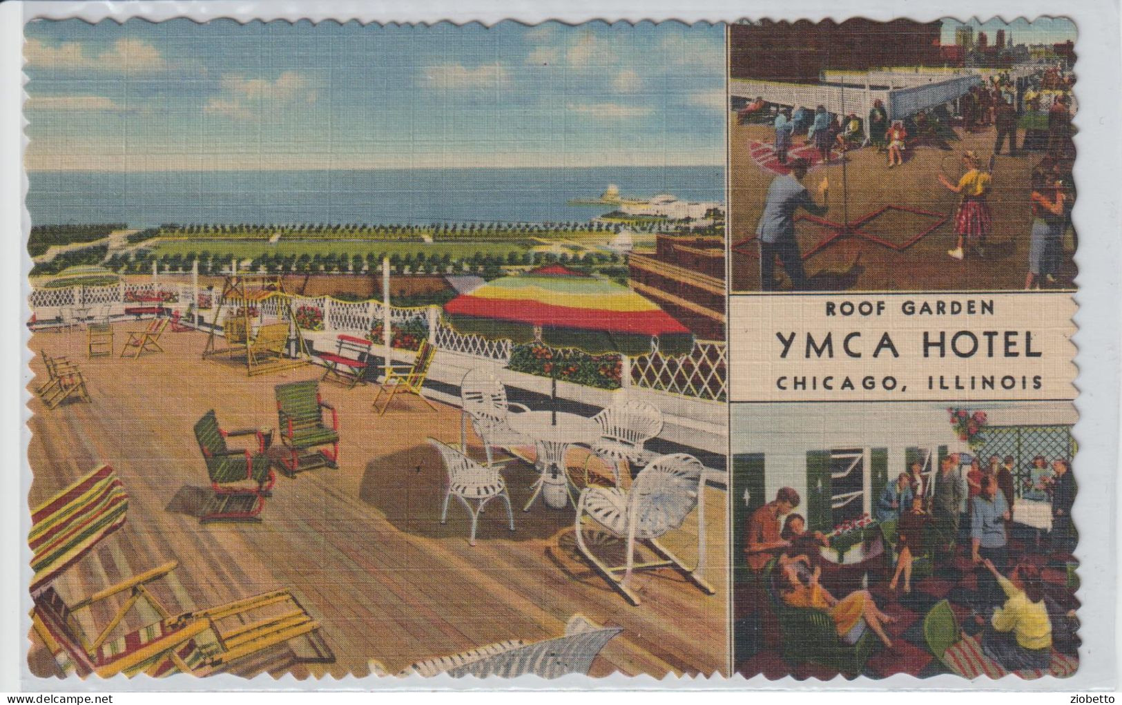 CARTOLINA DI YMCA HOTEL - CHICAGO - ILLINOIS - FORMATO PICCOLO - Chicago