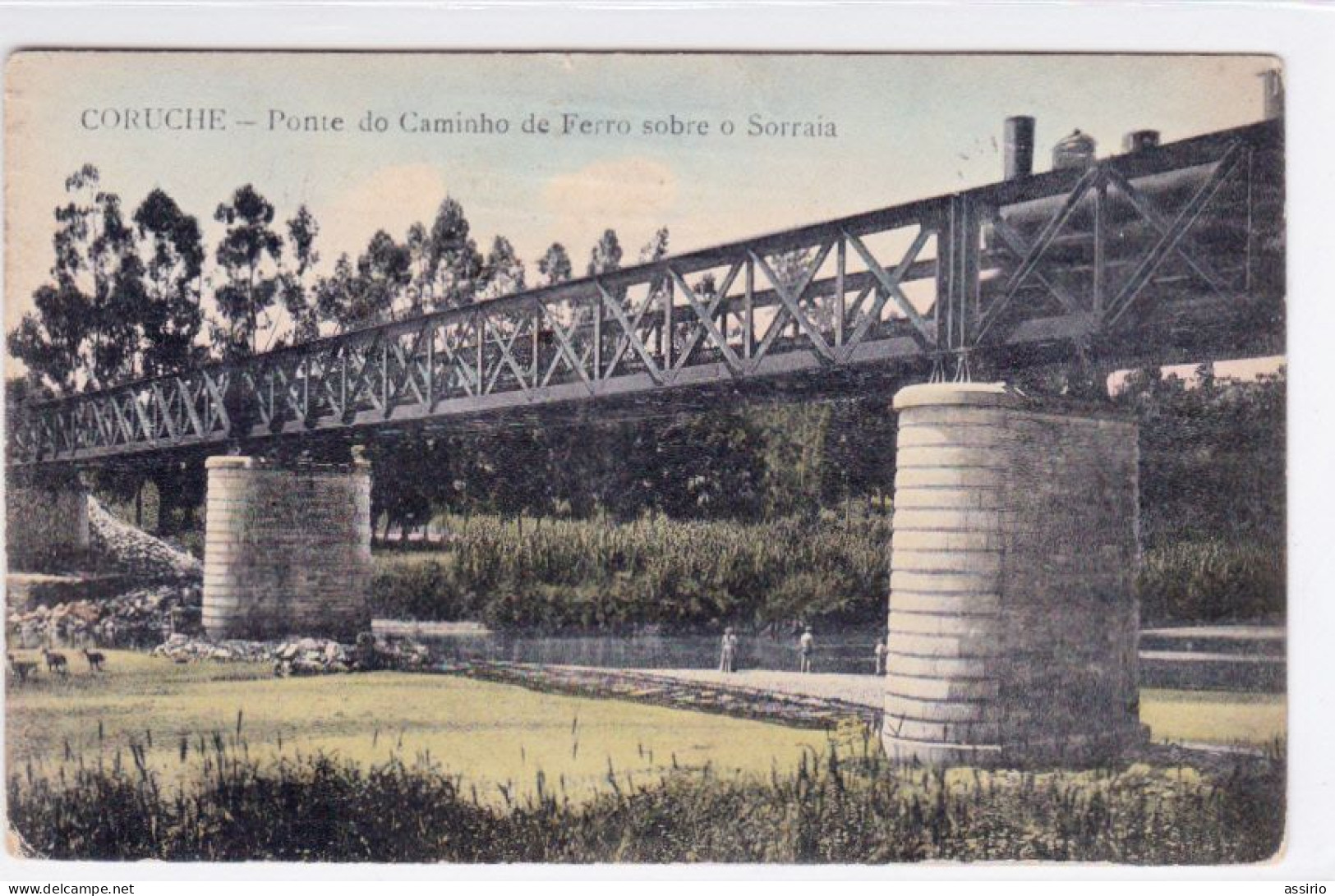 Portugal  - Ponte De Caminho De Ferro Em Coruche   1932 - Santarem