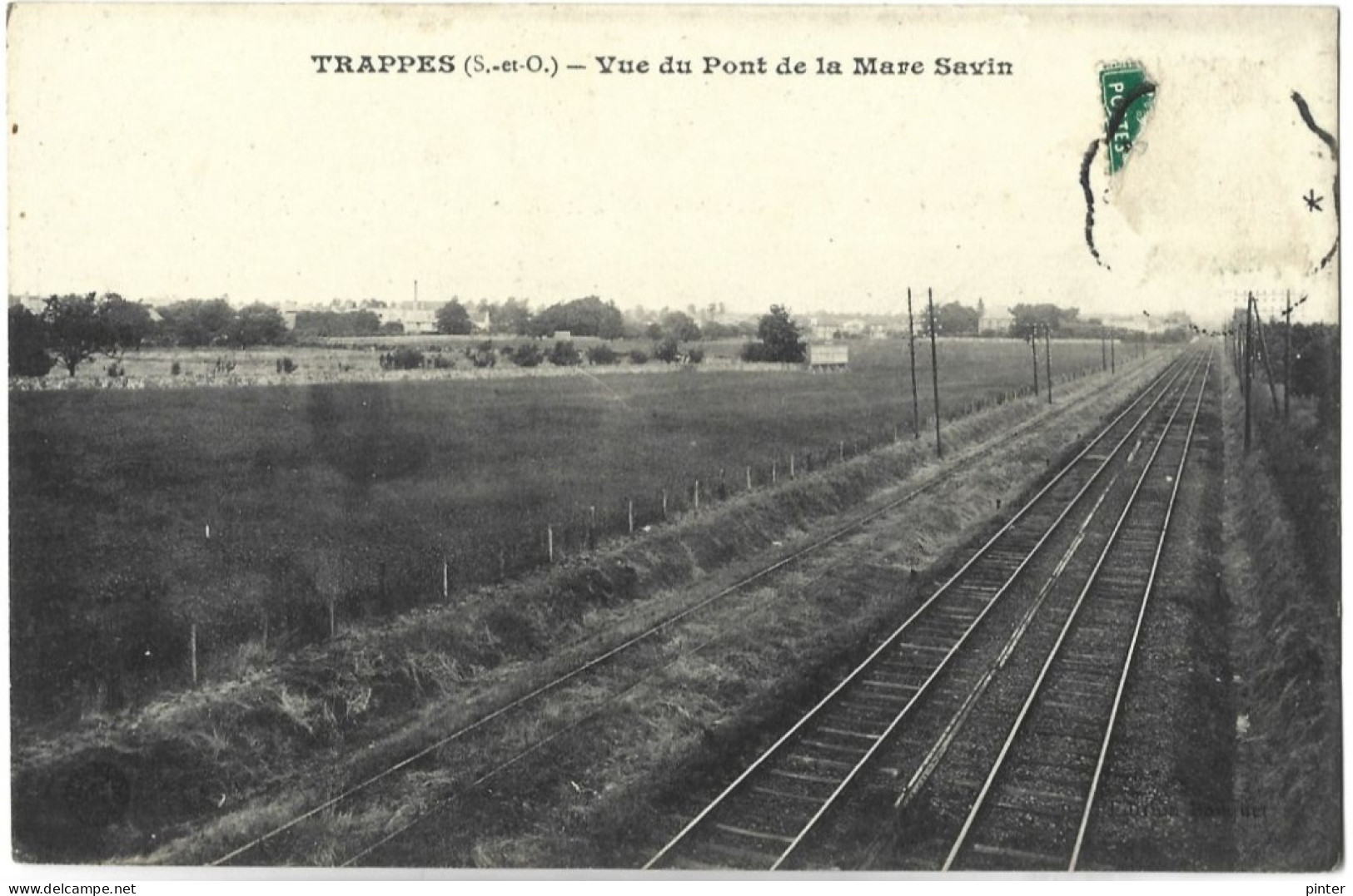 TRAPPES - Vue Du Pont De La Mare Savin - Trappes