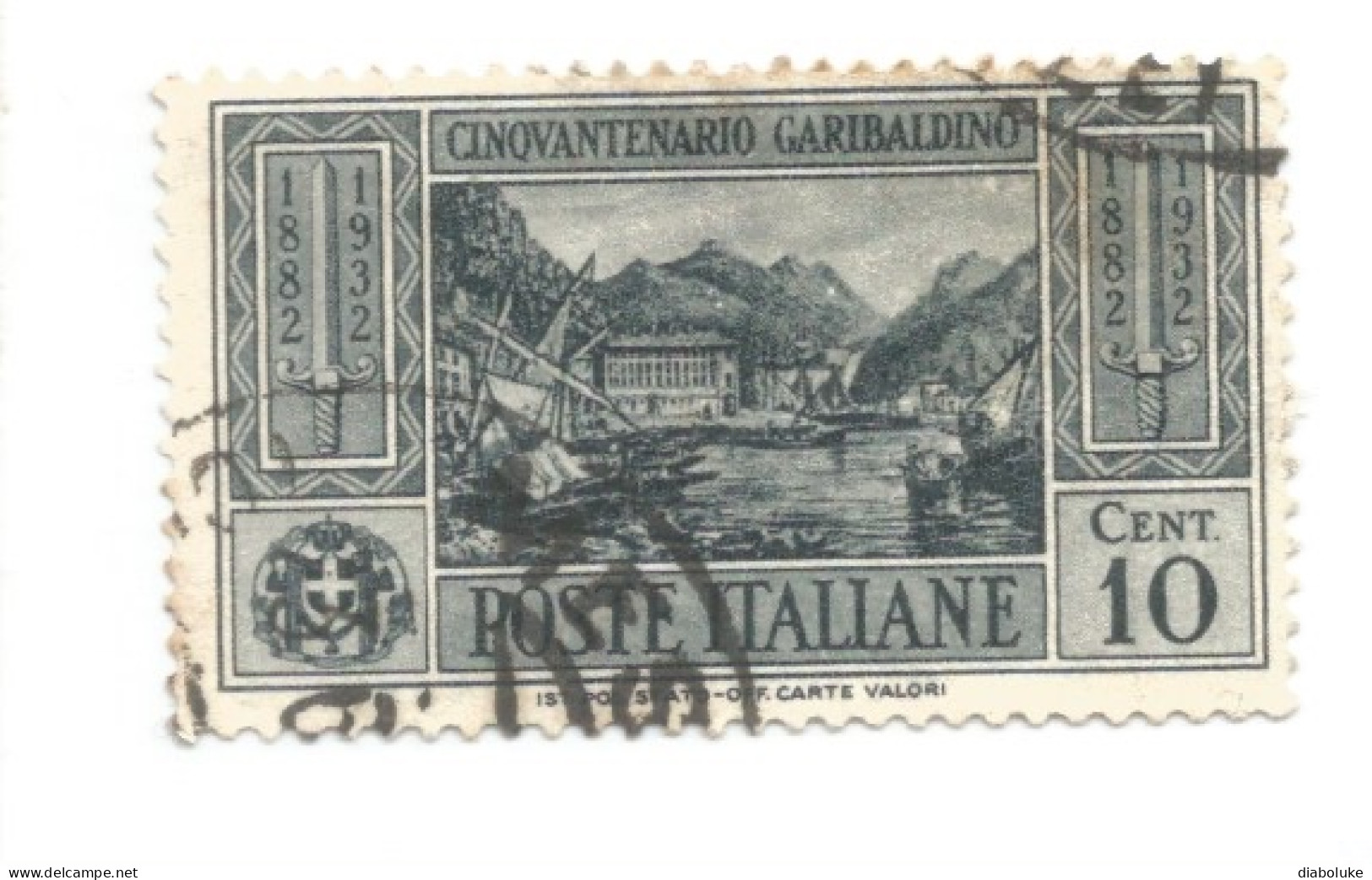 (REGNO D'ITALIA) 1932, GIUSEPPE GARIBALDI - 2 Francobolli Usati - Usati