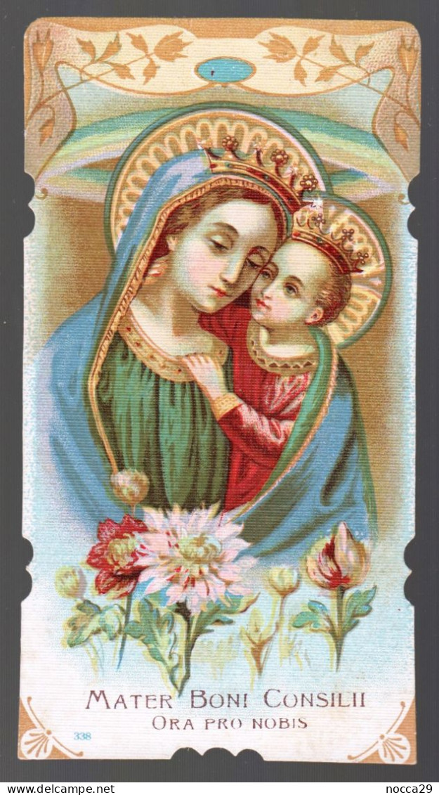 ANTICO SANTINO -  LA MADONNA  DEL BUON CONSIGLIO - HOLY CARD - IMAGE PIEUSE  (H887) SALVARDI EDITORE - BOLOGNA - Andachtsbilder