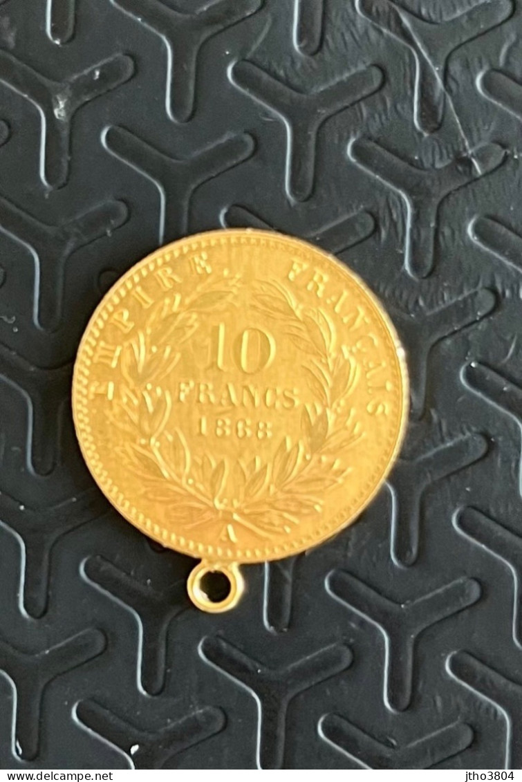 10 FRANCS OR NAPOLEON III 1868 Lettre A - 10 Francs (oro)