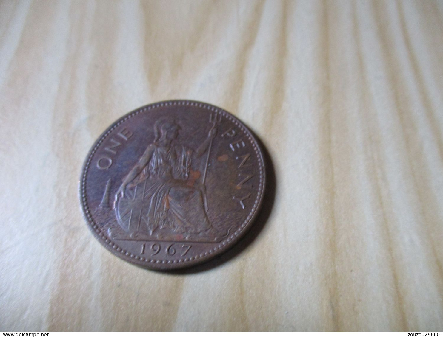 Grande-Bretagne - One Penny Elizabeth II 1967.N°690. - D. 1 Penny