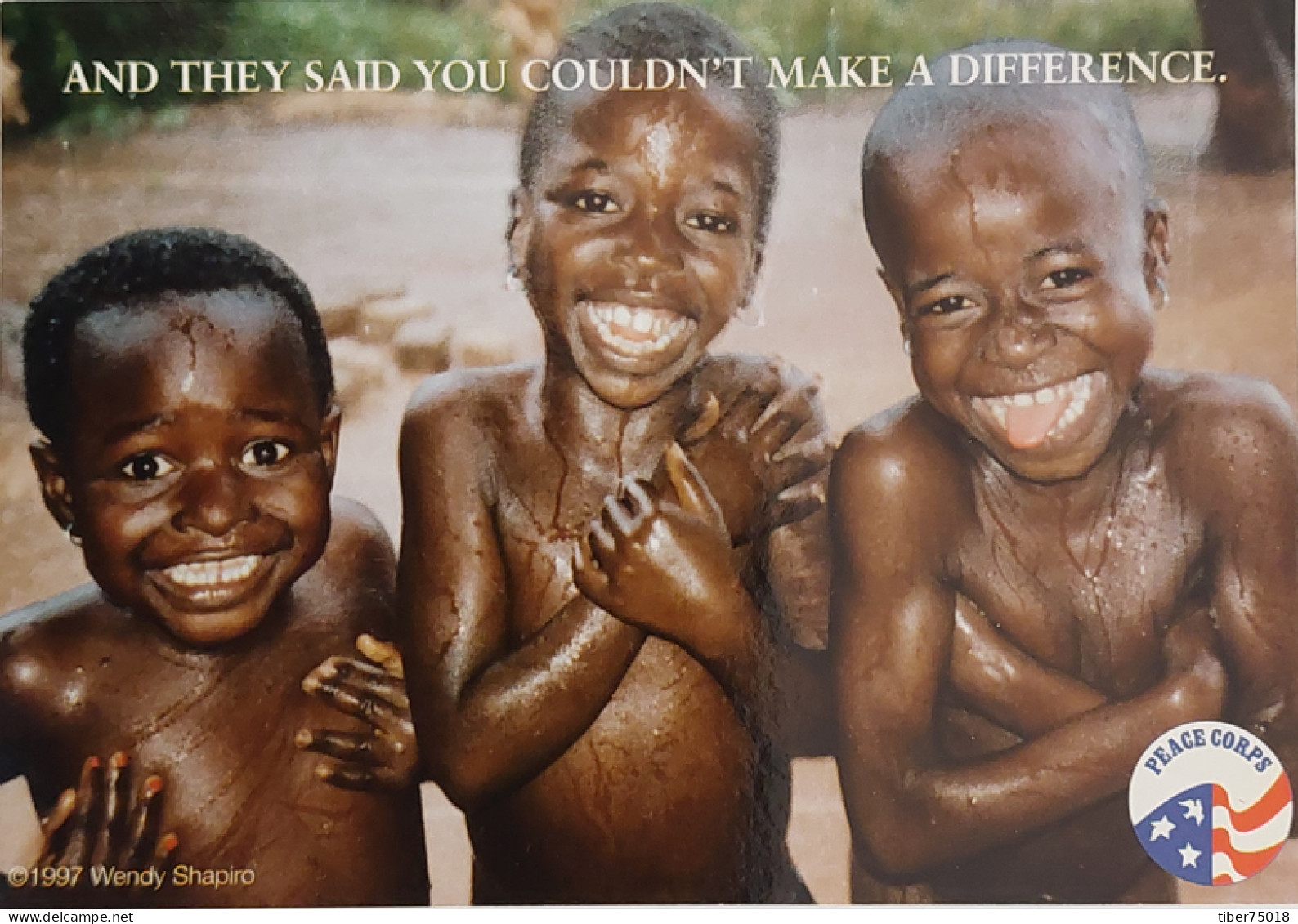 Carte Postale - Peace Corps (and They Said You Couldn't Make A Difference) Wendy Shapiro - Central African Republic 1994 - Advertising